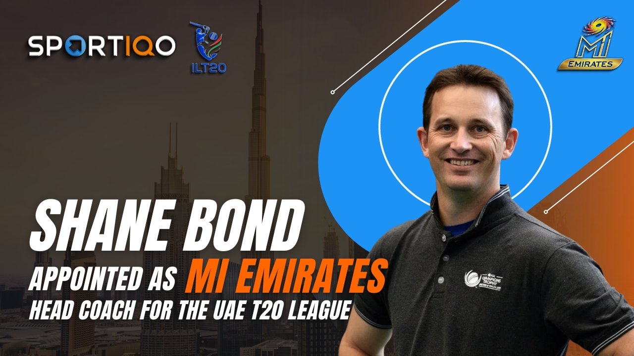 Shane Bond appointed as MI Emirates Head Coach