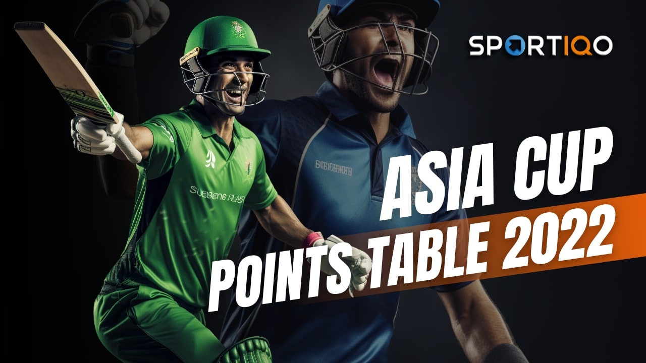 Asia Cup points table 2022