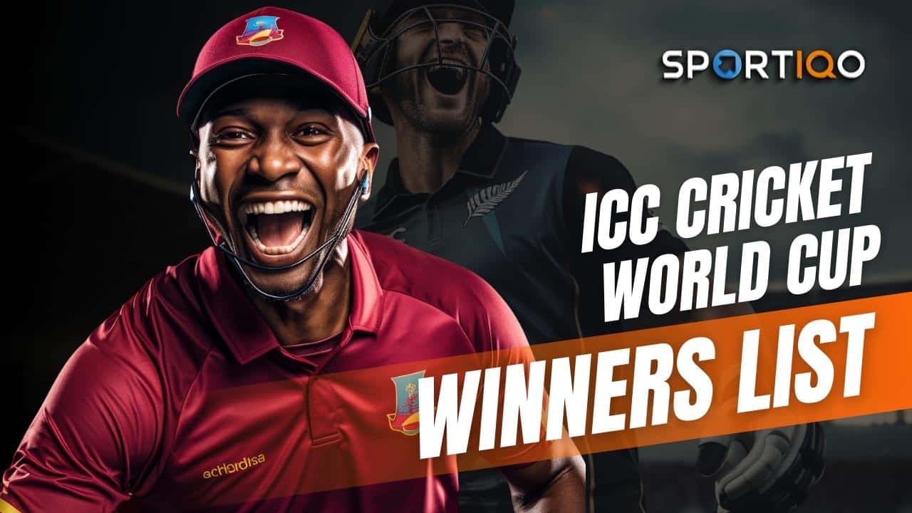 ICC Cricket World Cup Winners List