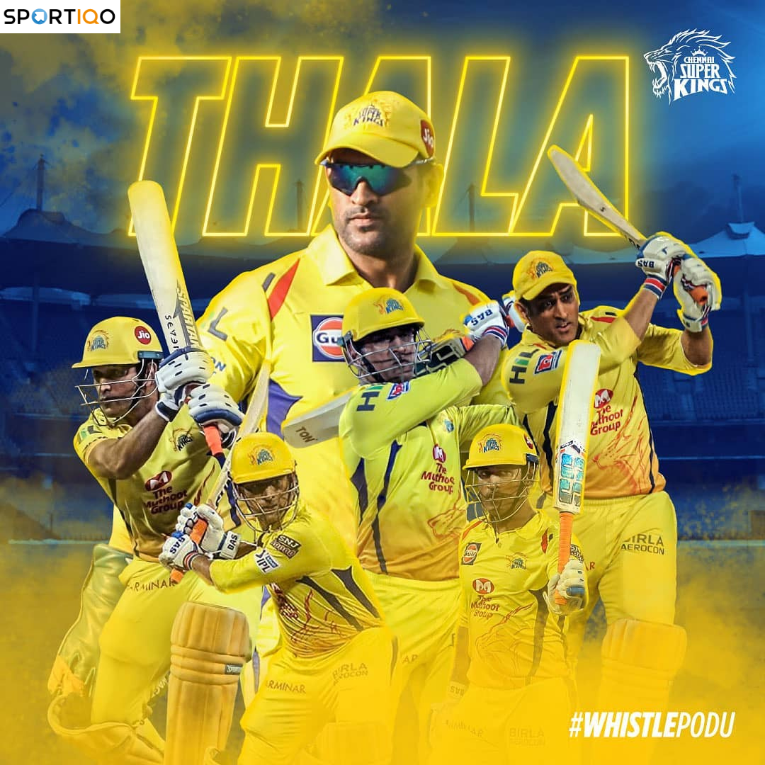 Thala Dhoni - Chennai Super Kings #WhistlePodu