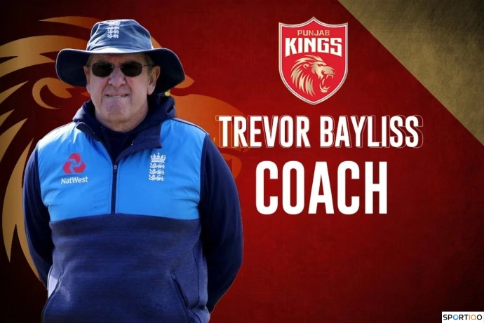 Trevor Bayliss as the head coach of Punjab Kings.