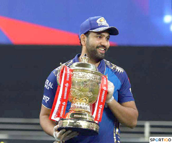 Rohit Sharma with the Indian Premier League trophy (Credits: Nagaland Post) 
