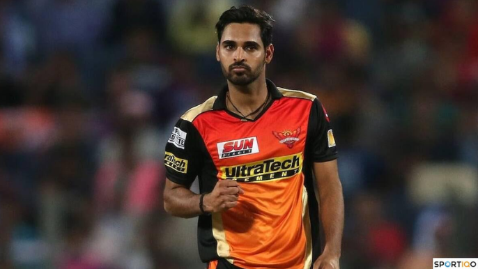 Bhuvneshwar Kumar plays for SunRisers Hyderabad.