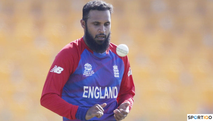 Adil Rashid playing for his home team England