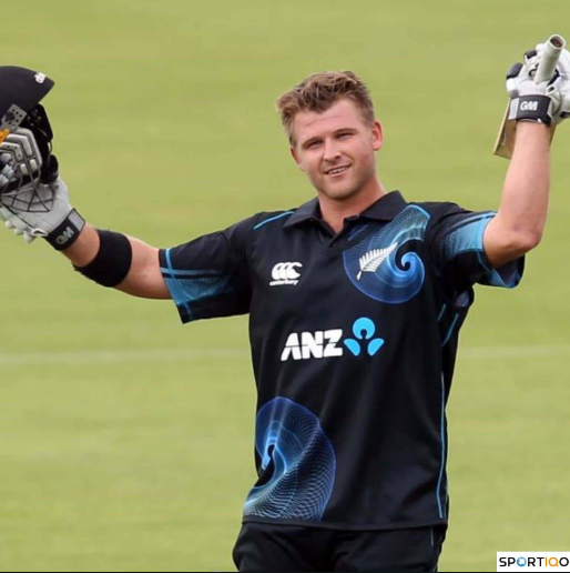 Corey Anderson playing for New Zealand
