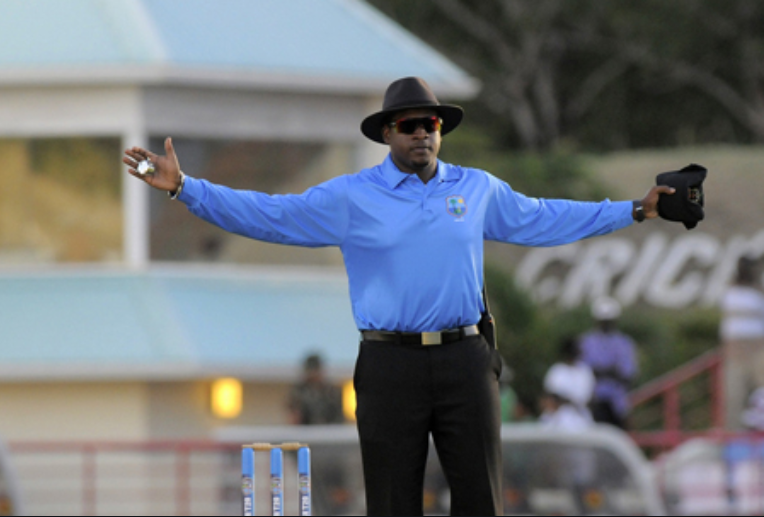 Leslie Reifer as an umpire in ILT20