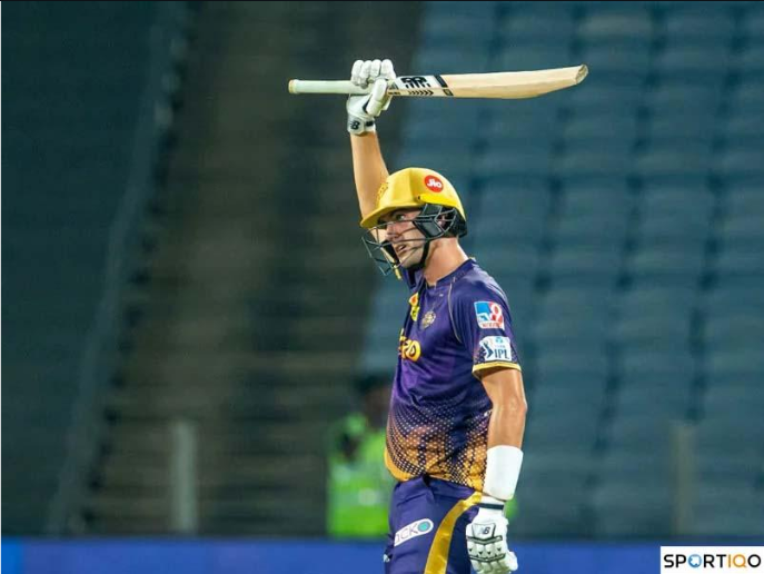 Pat Cummins playing for Kolkata Knight Riders in IPL