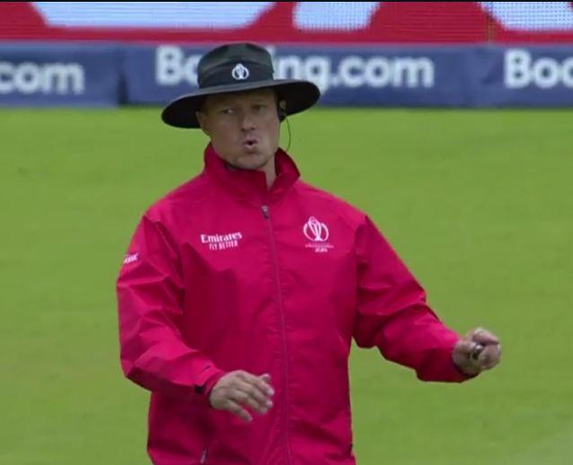 Richard Kettleborough as an umpire in ILT20