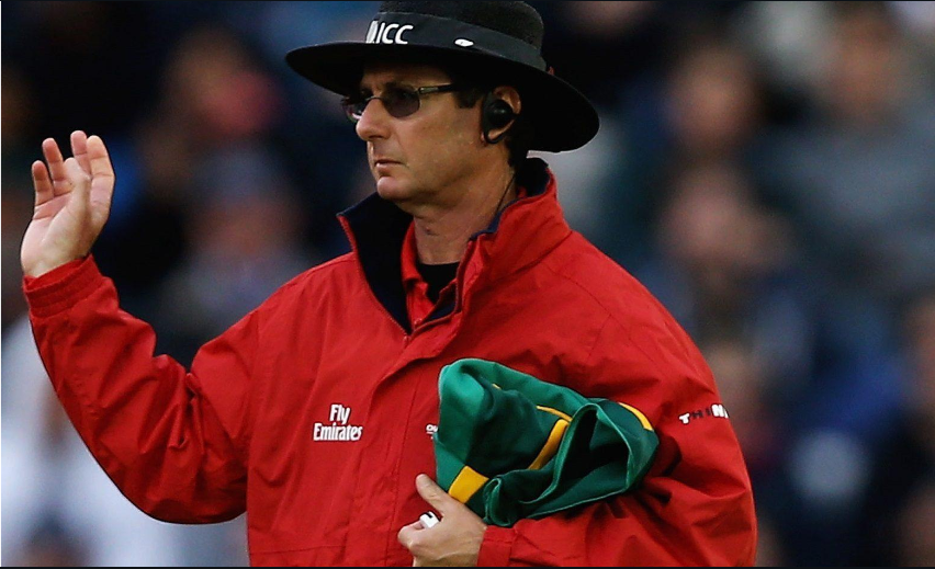 Rod Tucker as an umpire in ILT20