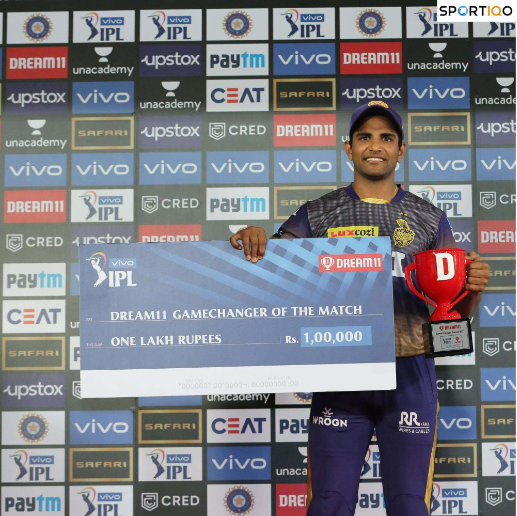 Shivam Mavi with his reward