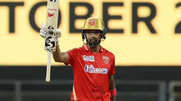 KL Rahul playing for Punjab Kings in IPL