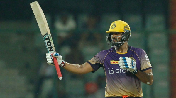 Yusuf Pathan playing for KKR in IPL