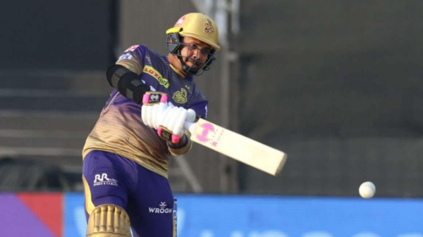 Sunil Narine batting for KKR in IPL