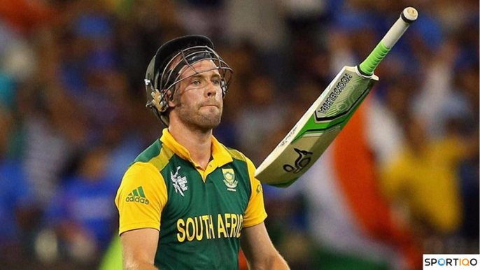 AB de Villiers, batting for South Africa