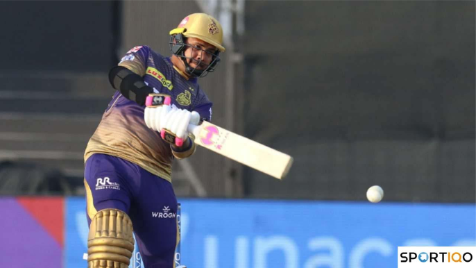 Sunil Narine batting for KKR in IPL