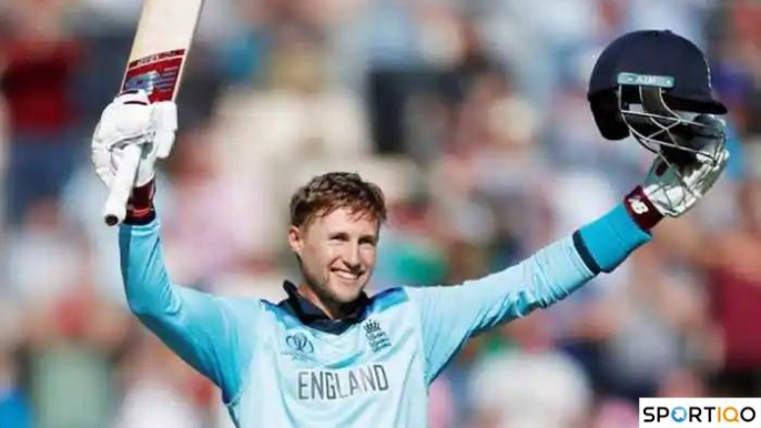 Joe Root celebrating his knock