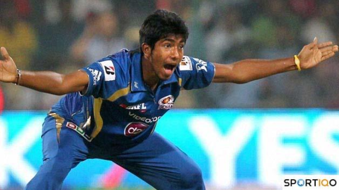 Jasprit Bumrah appealing in IPL 2013