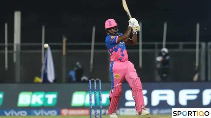 Sanju Samson batting for Rajasthan Royals