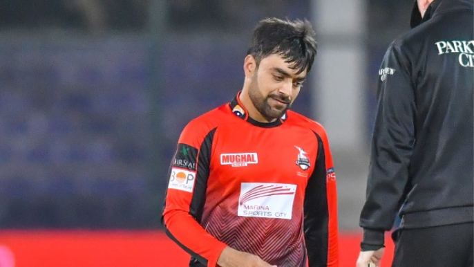 Rashid Khan representing Lahore Qalandars