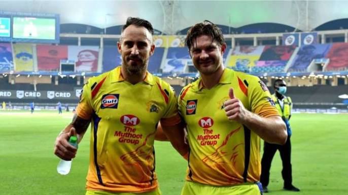 Faf du Plessis and Shane Watson