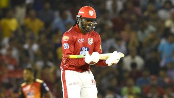 Chris Gayle 104* off 63 vs. Sunrisers Hyderabad in IPL 2018