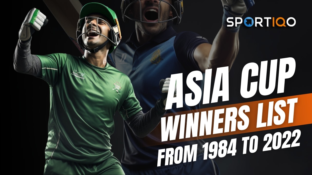 Asia Cup winners list