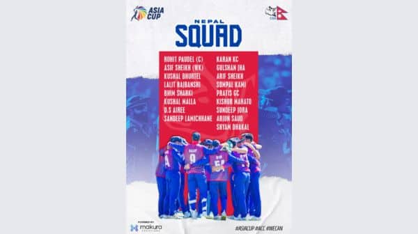 Asia Cup 2023 squad- Team Nepal