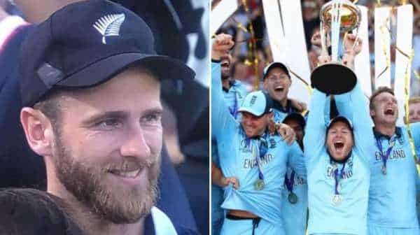 Post-match celebrations of World Cup 2019 final
