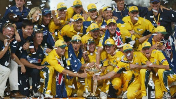 Australia’s victorious 2003 squad