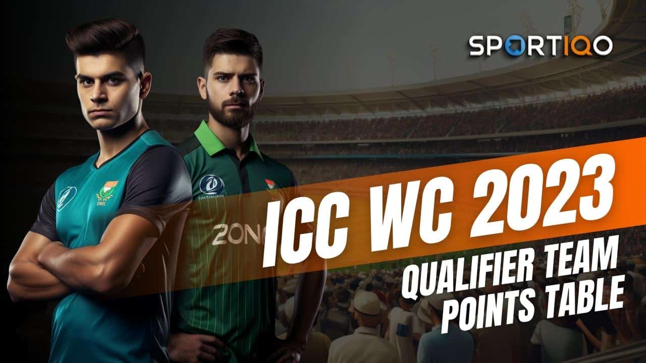 ICC World Cup 2023 qualifier team points table