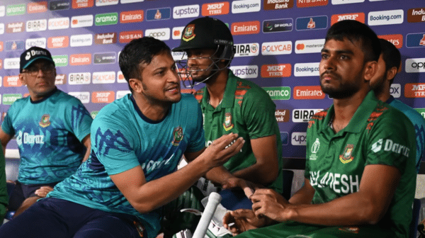 SL vs Ban World Cup 2023 Shakib Al Hasan was the center of attention